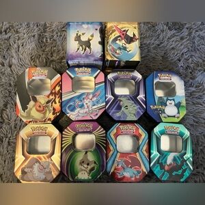 Pokemon Empty Tin Collection